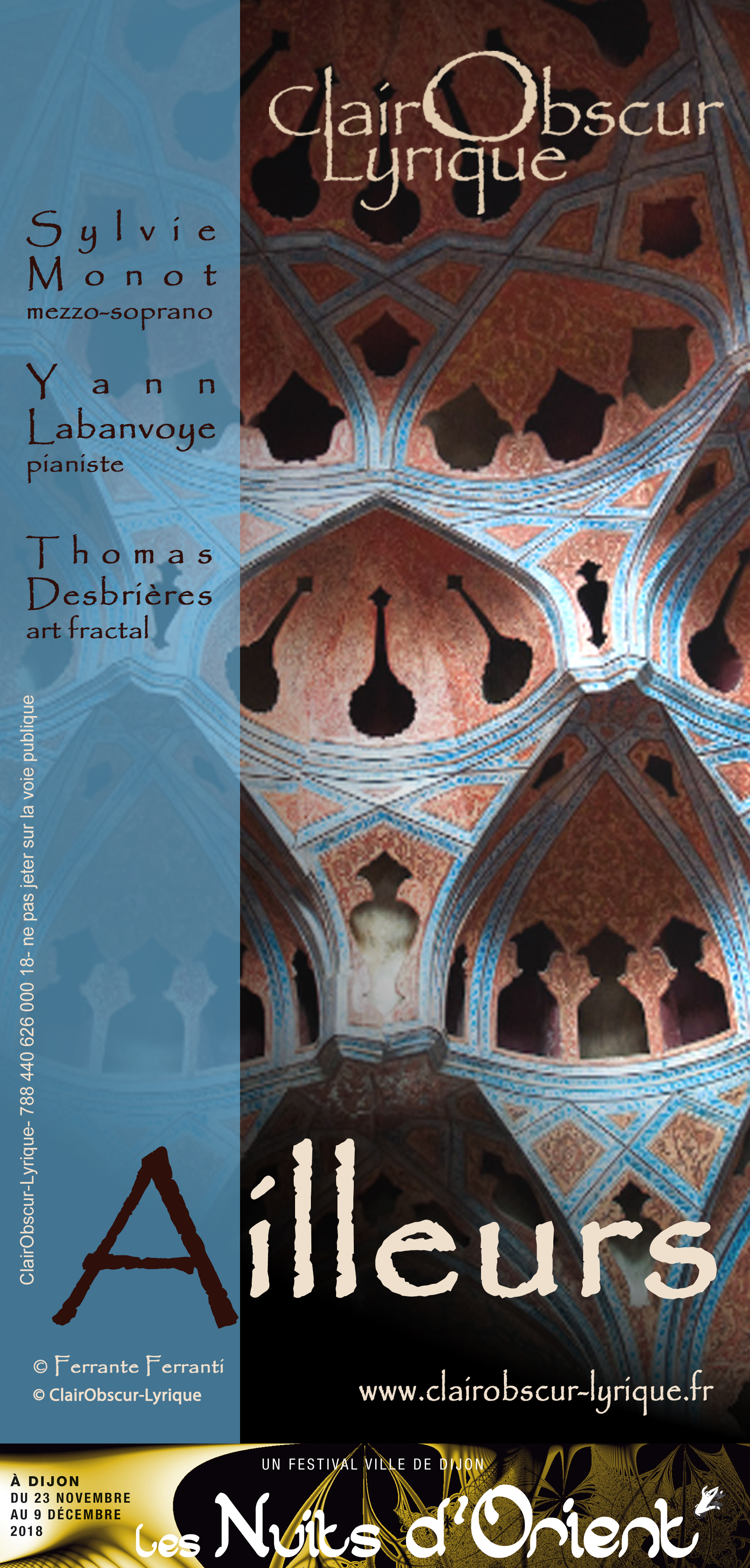 Festival « Les Nuits d&rsquo;Orient » – Ailleurs – Chant, piano et Art fractal